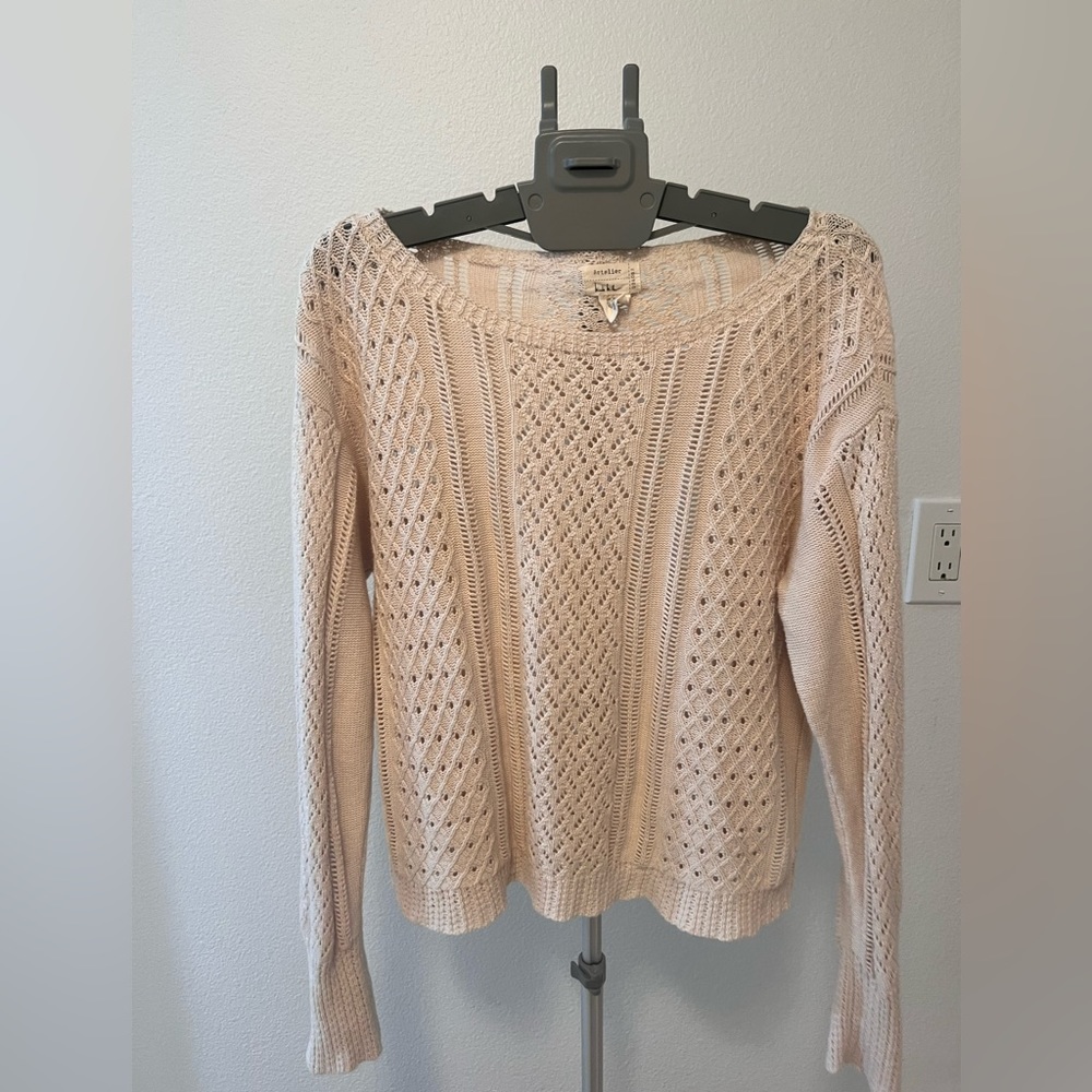 cream sweater